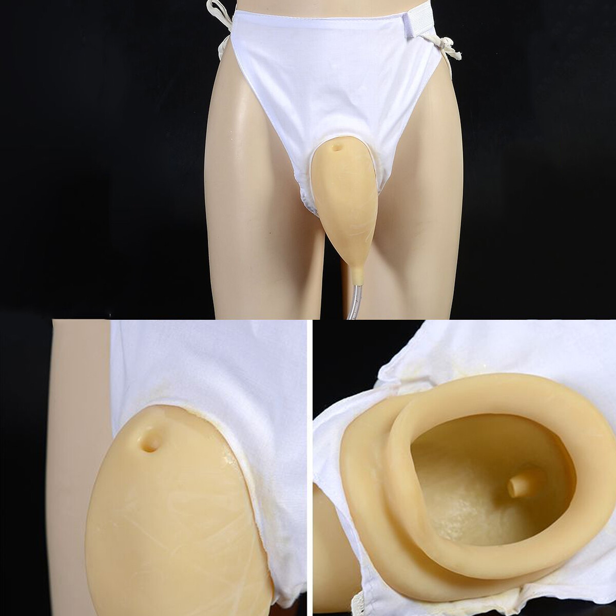 Male Female Reusable Urine Bag Urinal Pee Holder Collector Urinary Incontinence