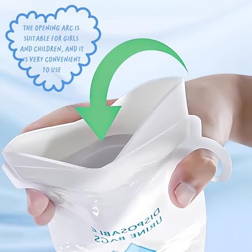 /24 PCS Pee Bags for Travel for Women/Men, one-hand hold，700ML Emergency 12