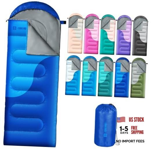 Sleeping Bags for Adults&Kids,Lightweight Waterproof Warm Weather Sleeping Blue