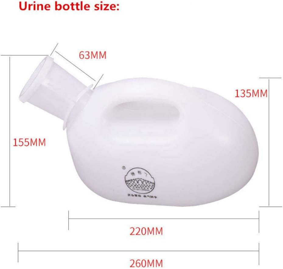 2000ML Men Women Portable Potty 47″ Pee Bottle Tube Hospital Urinal Collector