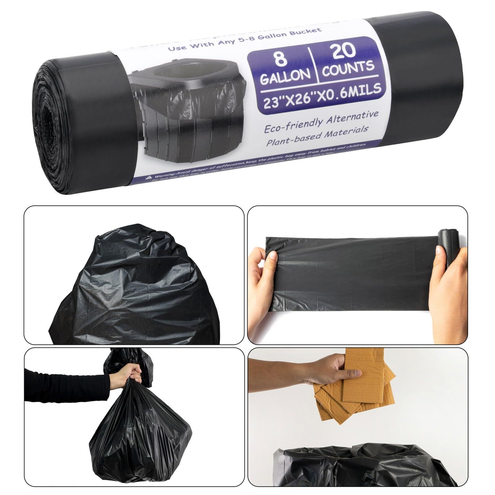 100pcs biodegradable toilet bag toilet bag black set hygia…