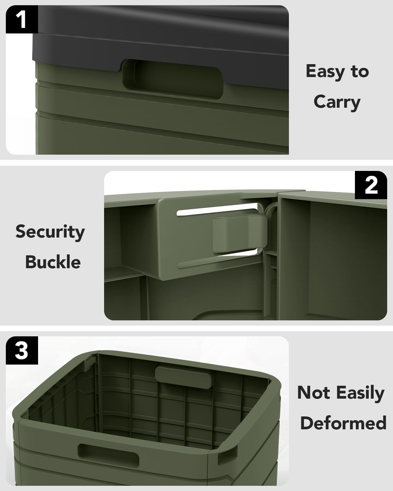XXL Portable Toilet for Adults, Upgraded Camping Toilets Collapsible Toilet E…