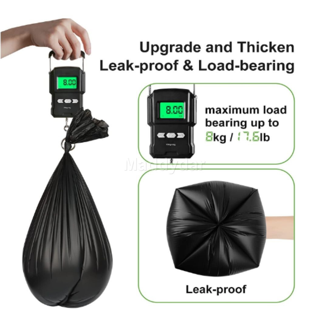 80 Portable Camping Toilet Bags, 8 Gallon Thickened Biodegradable Toilet Waste B