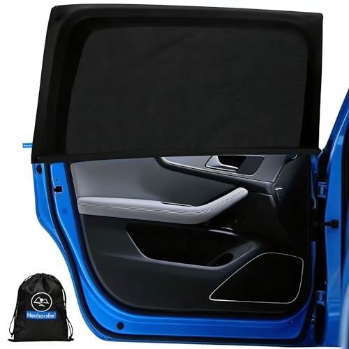 2-Pack Car Side Window Sun Shades – Breathable Mesh Privacy Rect/M 42″*29.5
