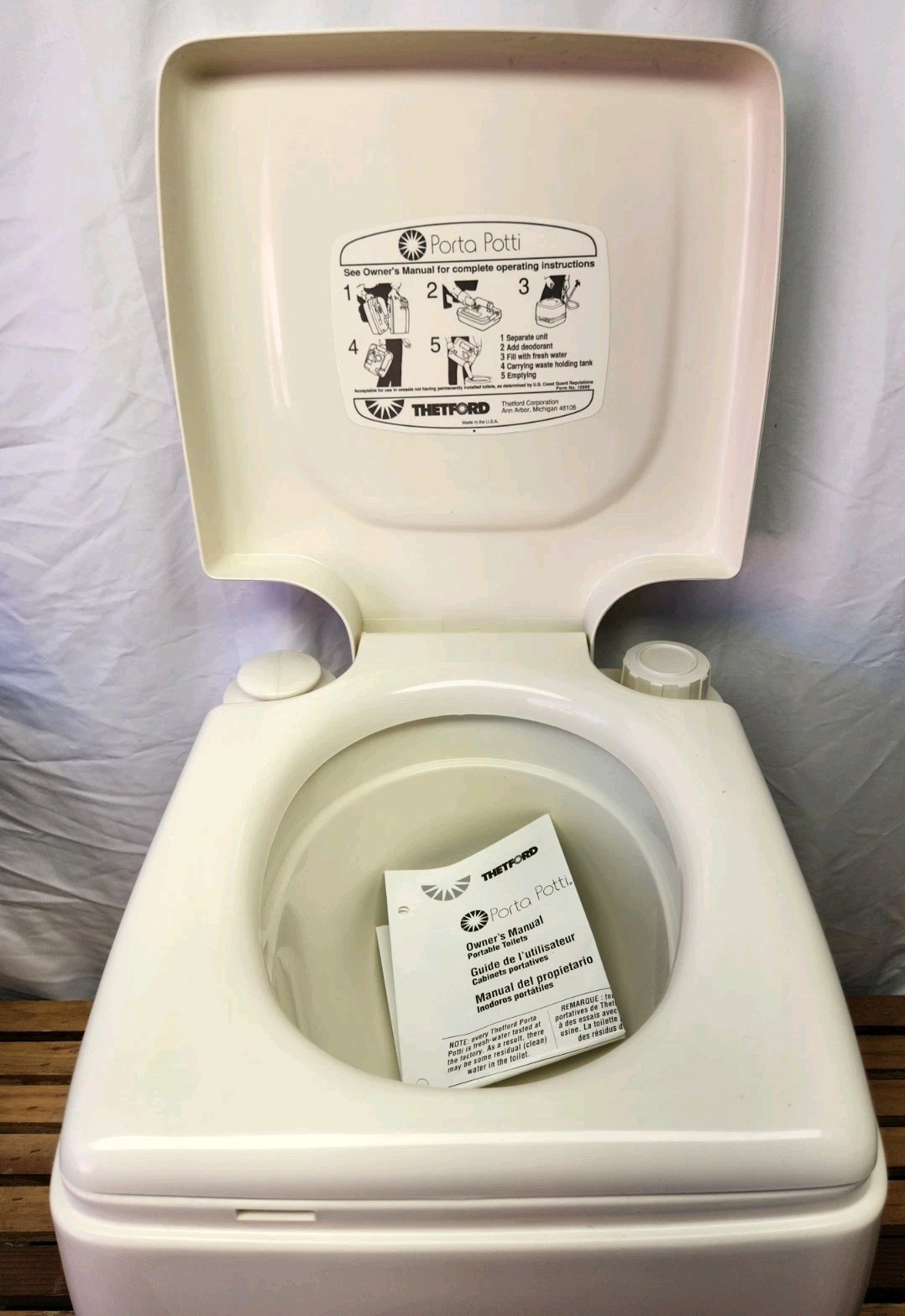 Thetford Porta Potti 155 2.0-gallon Fresh Water Hold Tank. New Open In Box