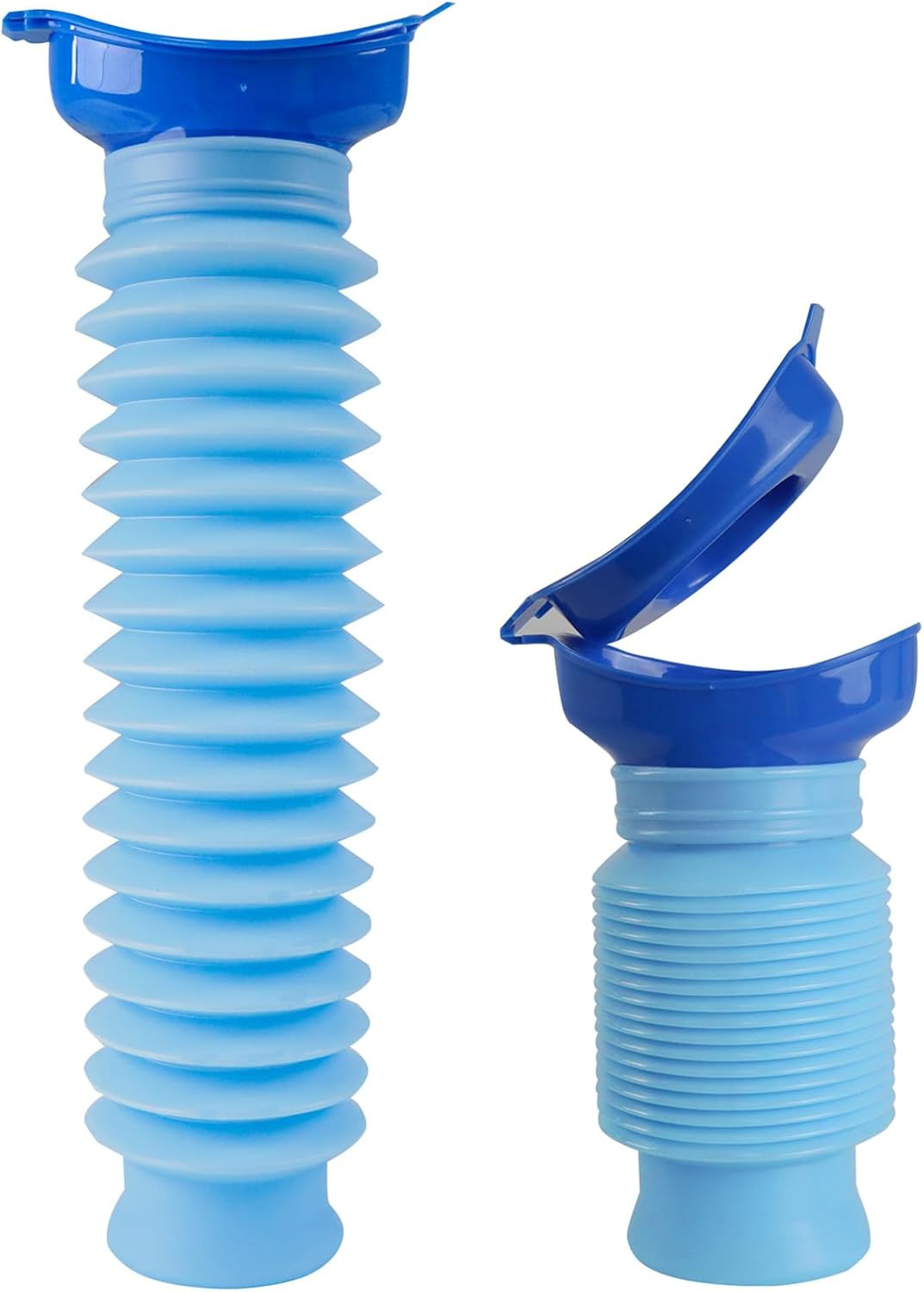 Pee Bottles for Men, Collapsible Urine Bottle 750ML, Portable Large, Blue