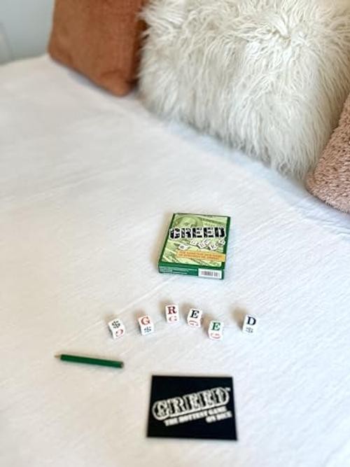 Greed Dice Game – Great for Party Favors, Stocking Stuffers, Camping, Travel