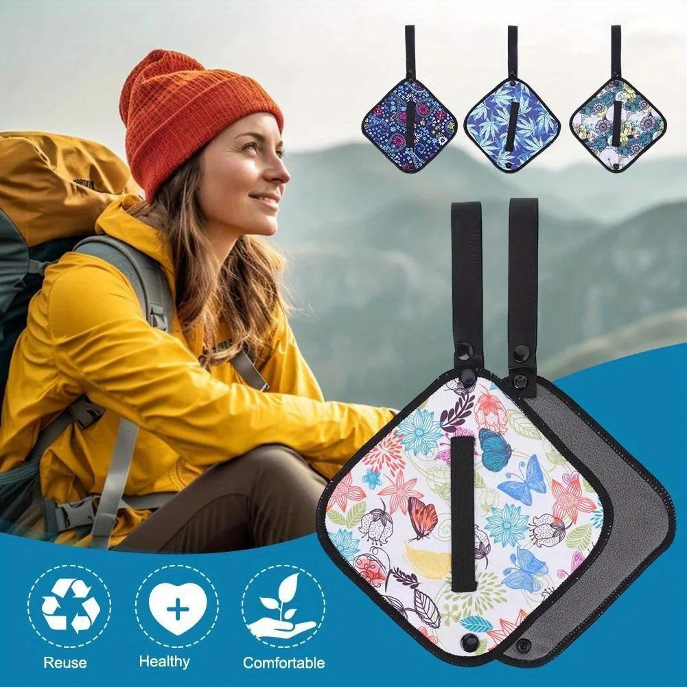 Pee Cloth Reusable Camping Toilet Paper Outdoors Pads for Women Who Pee Outdoors
