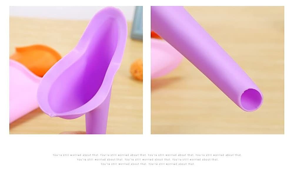 Female Urinal,3 PCS Female Urinal for On-The-Go Urinating Travel Device Silic…