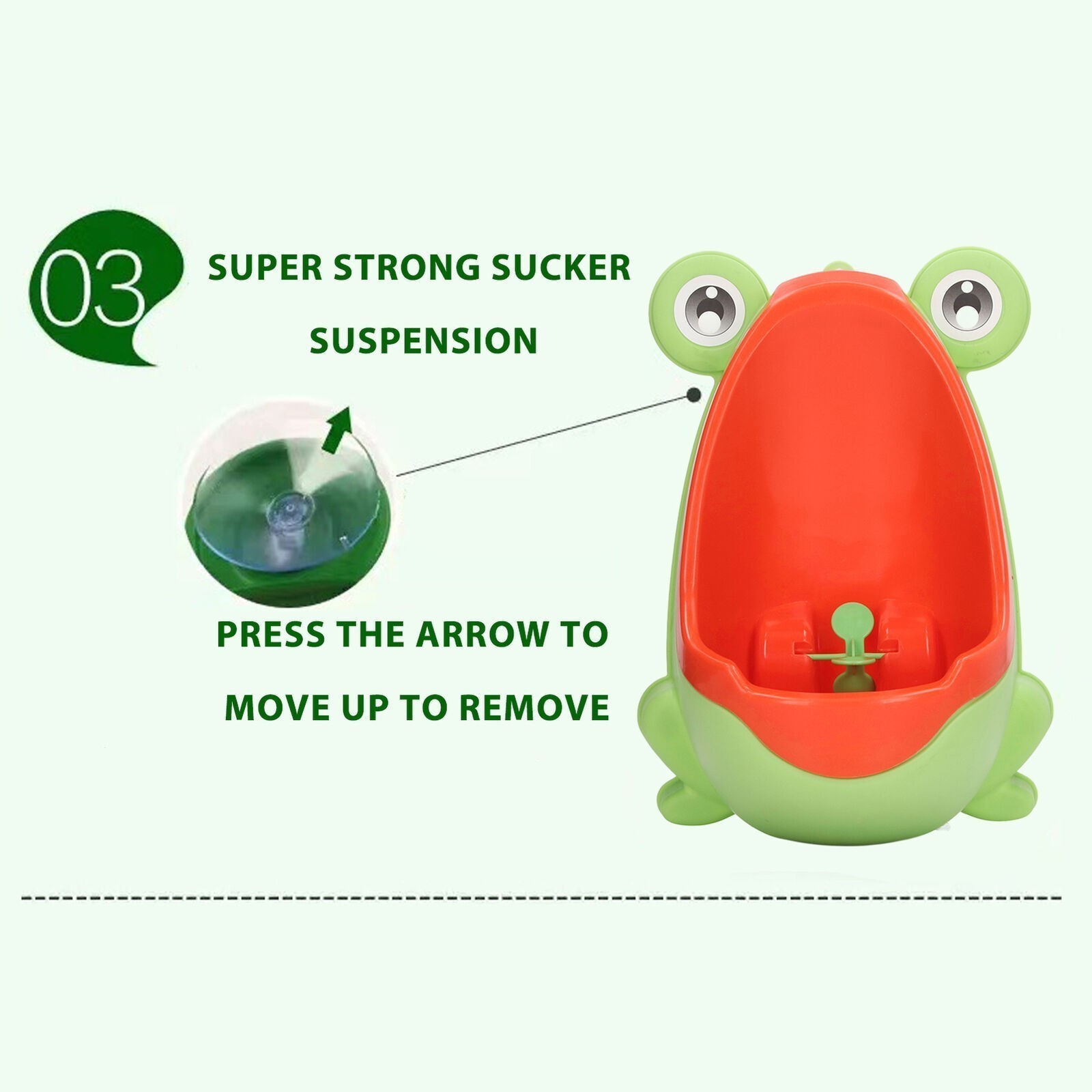 Children Urinal Funny Aiming Target Plastic Wall Mounted Potty Training Urinal