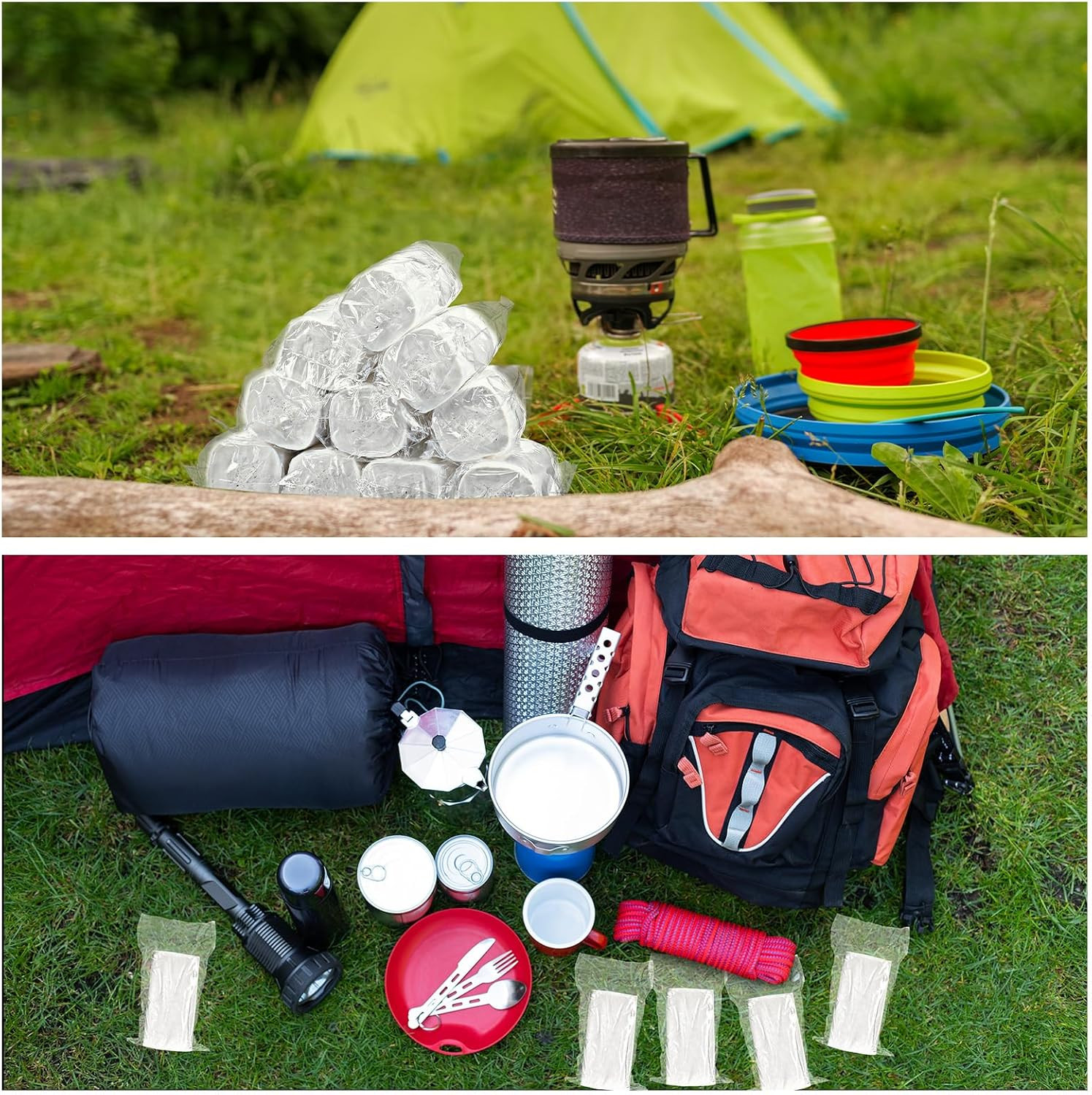6 Rolls Travel Toilet Paper to Go Packs Soft Camping Toilet Paper Bulk Portable