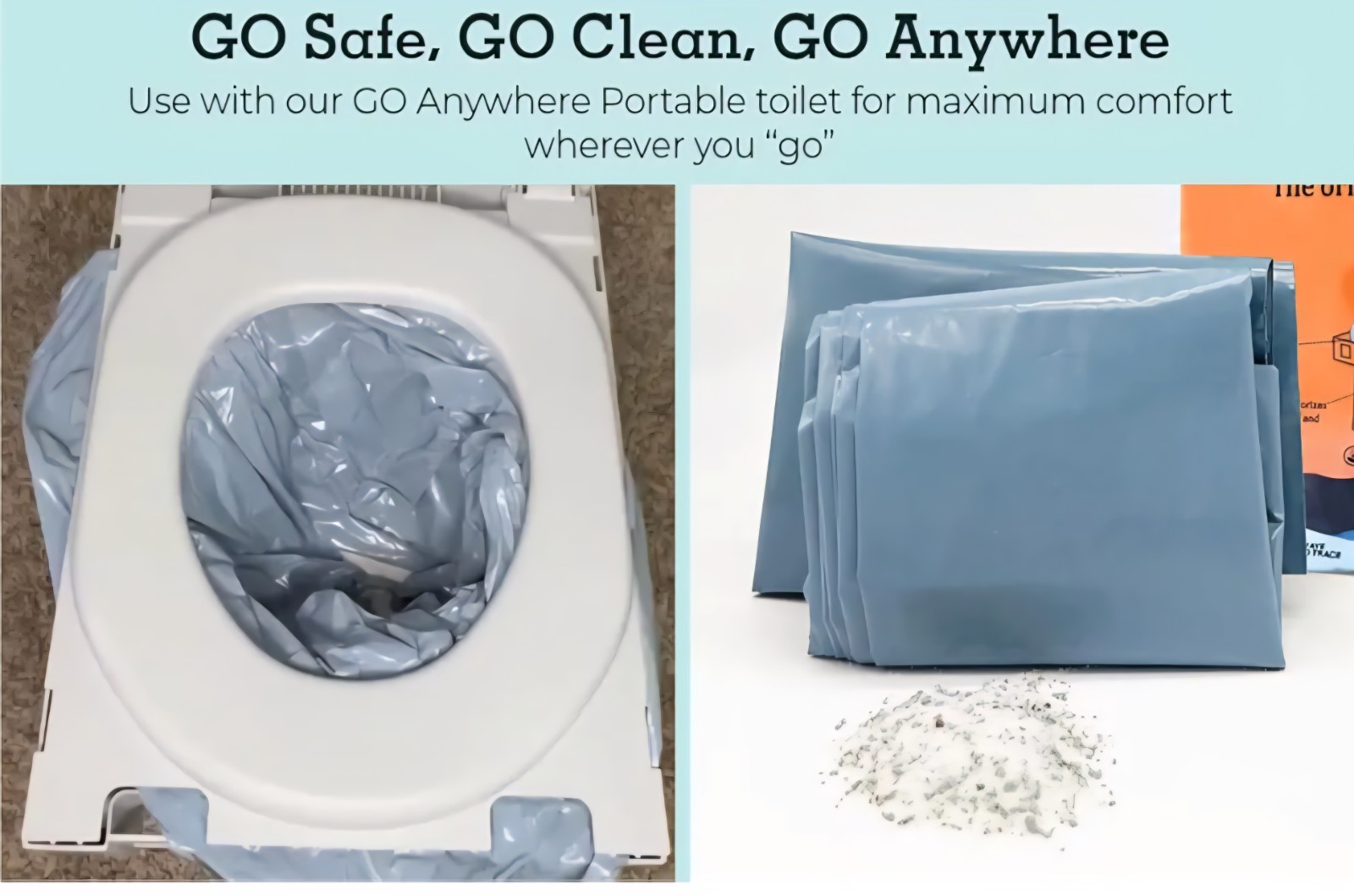 Cleanwaste The Original WAG BAG – 49 Bags ( GREAT VALUE ) !!!!