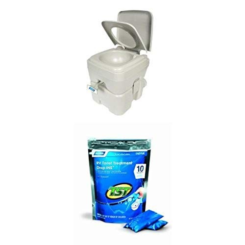 Camco Portable Travel Toilet-Designed for Camping, RV, Boating and Other Recr…