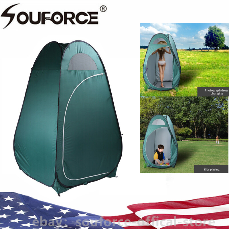 Portable Outdoor Toilet Bathroom Pop-Up Tent Privacy Shelter Camping Waterproof