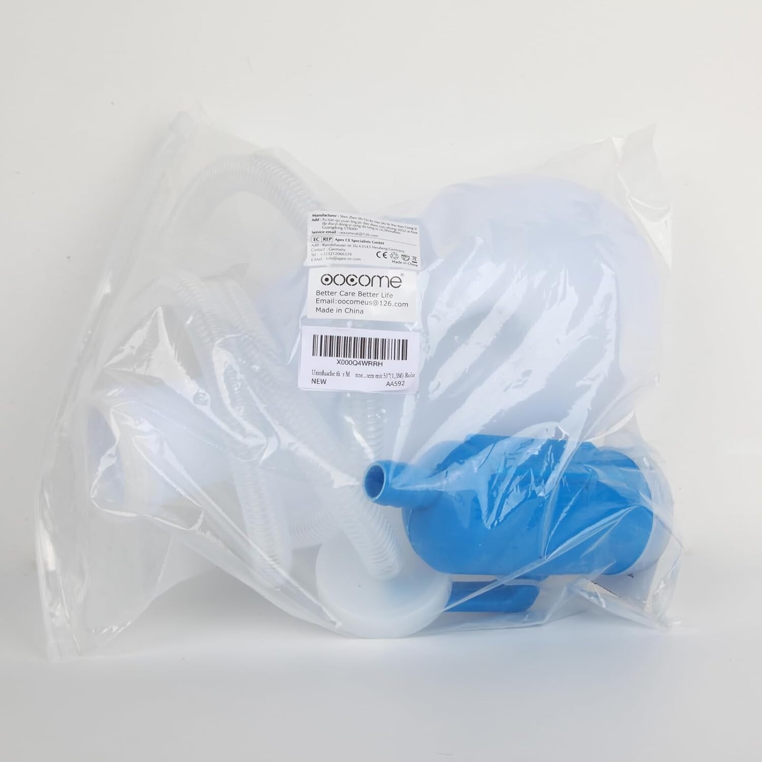 Comfort and Hygiene with 2000ml Male Urinal Bottle – Anti-Odor Cap Included