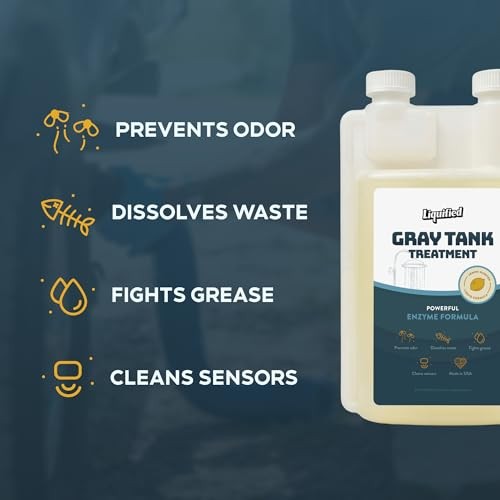 – Gray Holding Tank Digester – Odor Eliminator – Lemon Scent – Matts RV 1