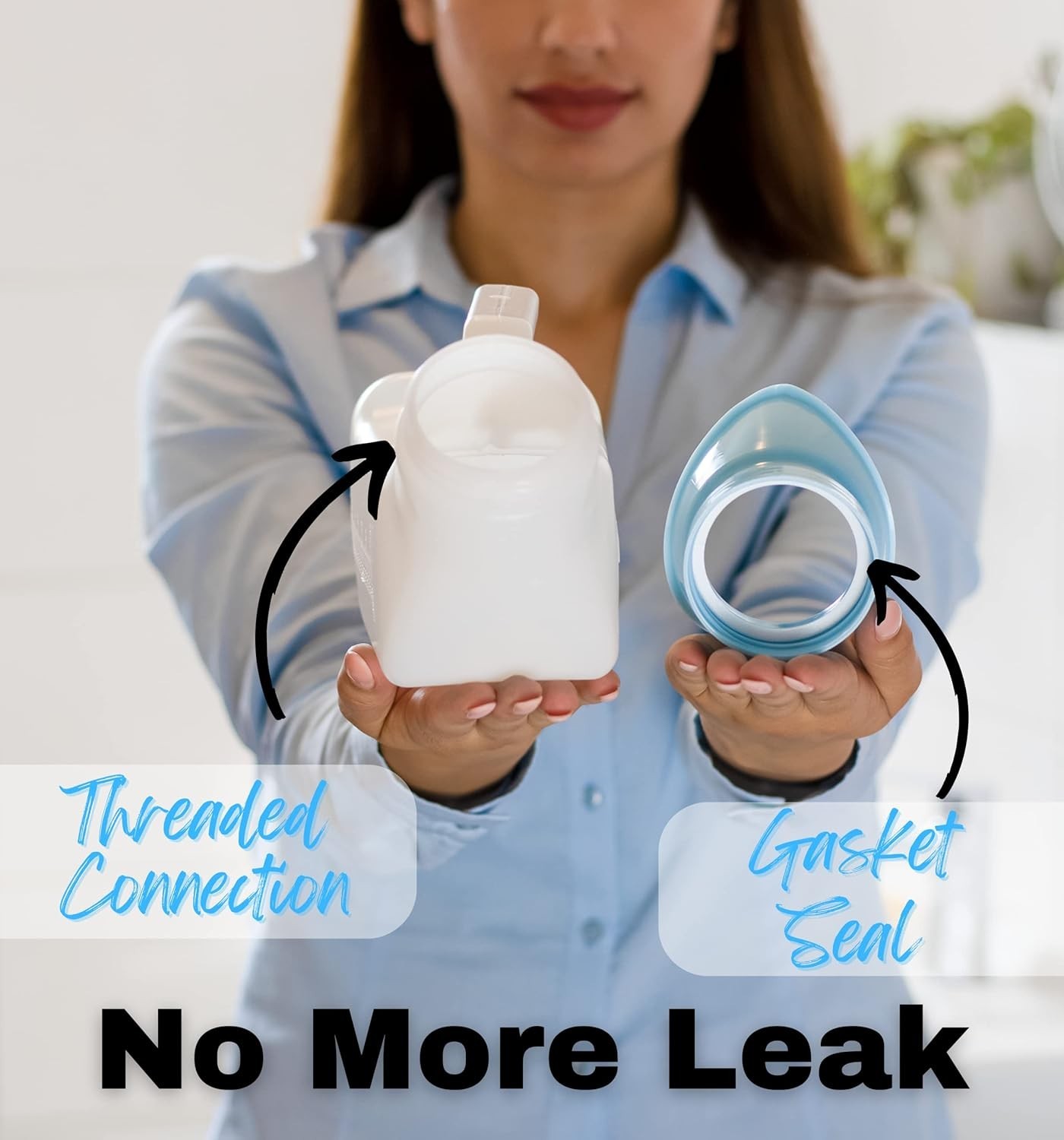 Portable Female Urinal – 32 oz Spillproof Device for Travel & Outdoor Use