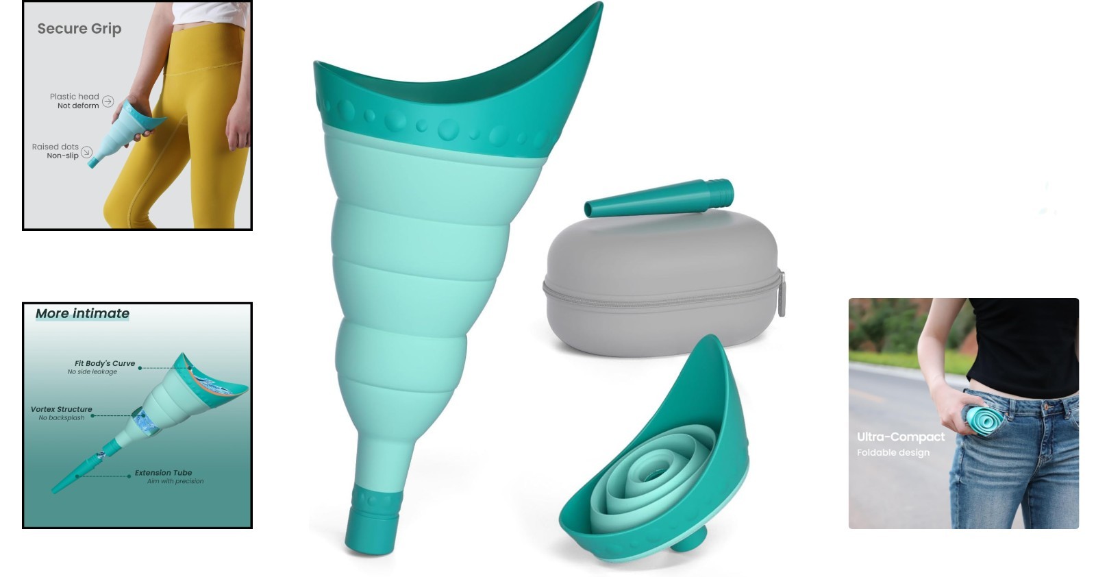 Pee Conch Foldable Female Urinal Device – Portable and Leak-Proof for Travel
