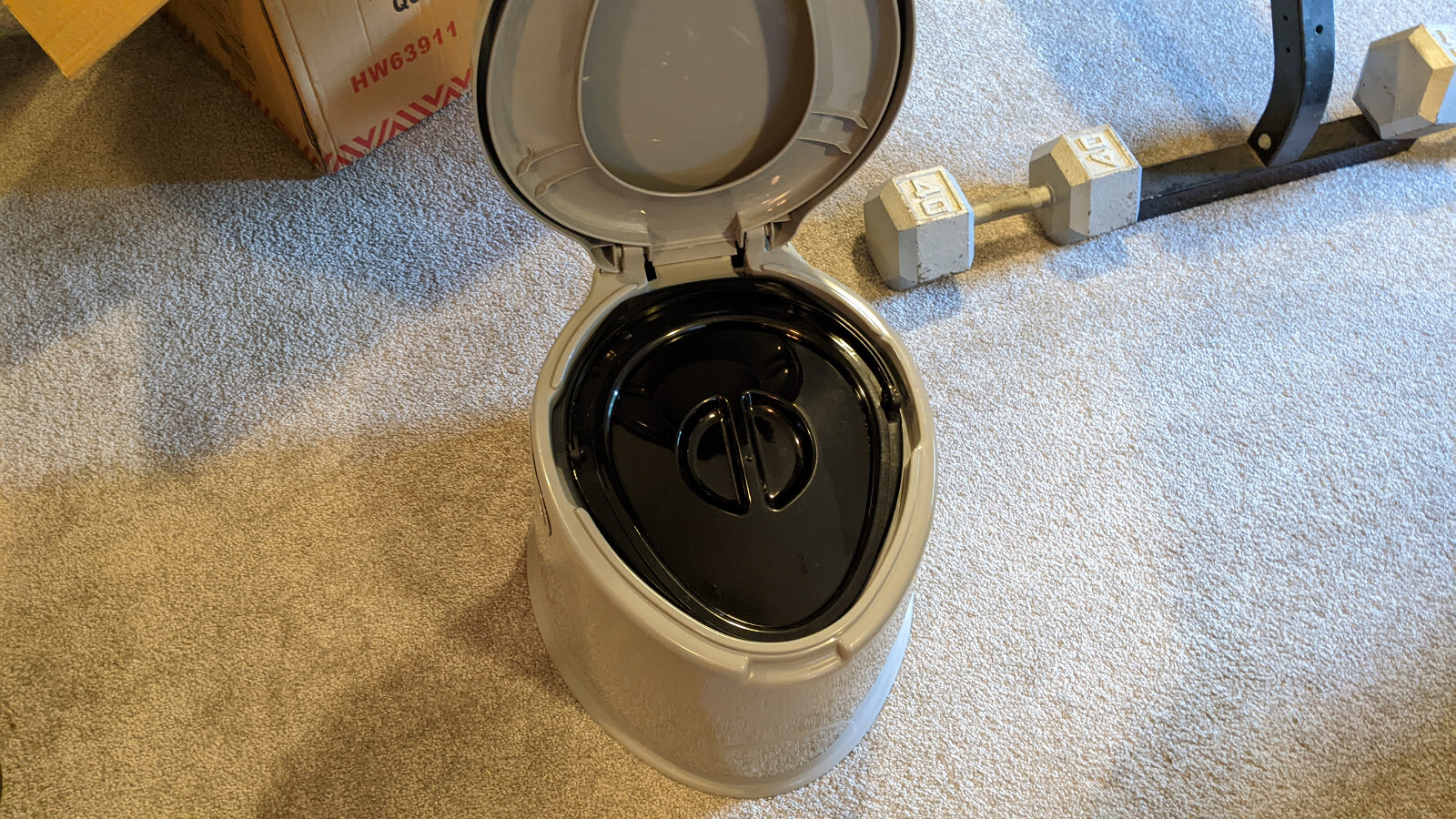 Giantex Portable Travel Toilet with Detachable Inner Bucket and Removable Toilet