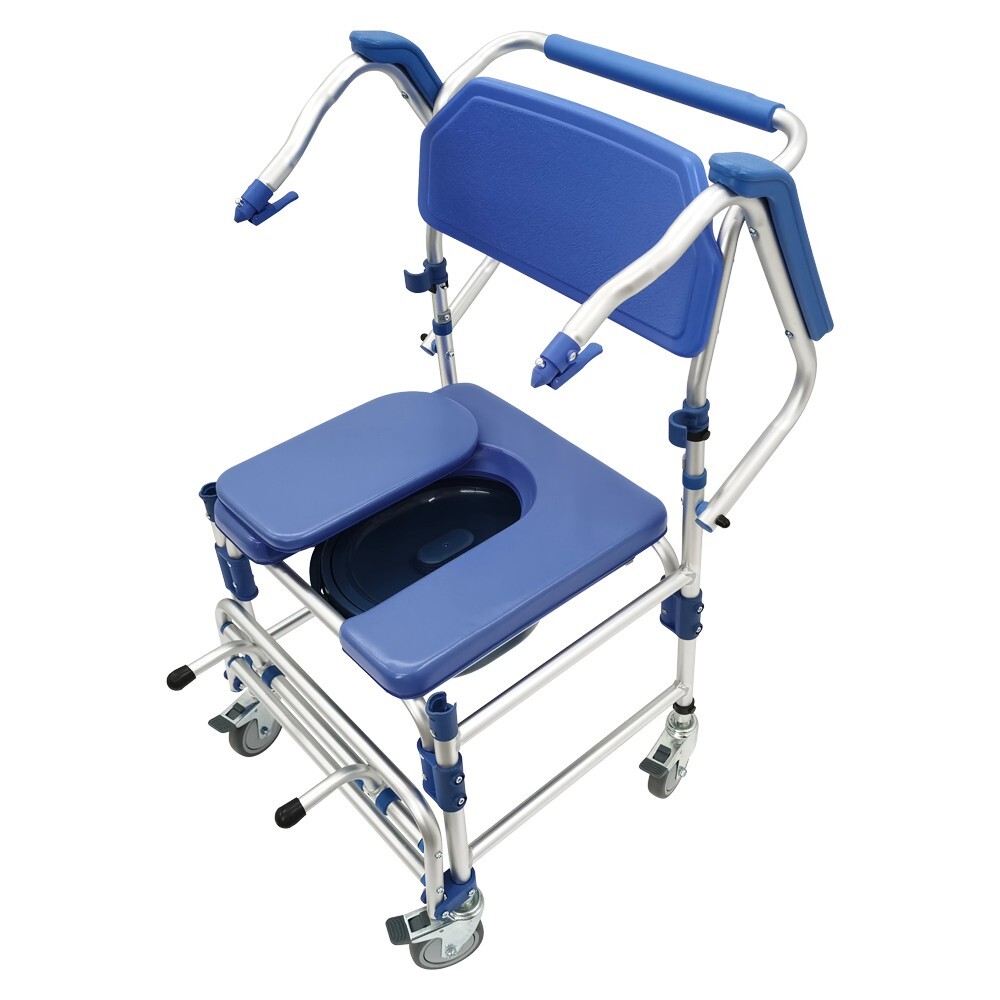 Folding Toilet Chair and Moving Toilet Chair For Elderly Pregnant Women