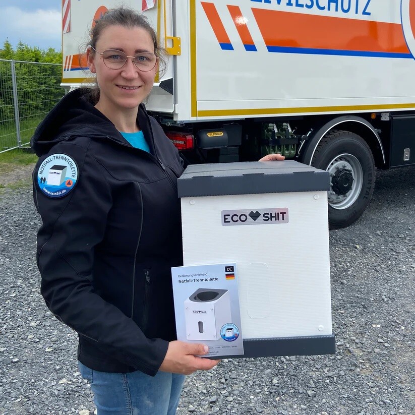 Notfall-Trenntoilette, Bunkerklo, für Camping oder Katastrophen, EcoShit