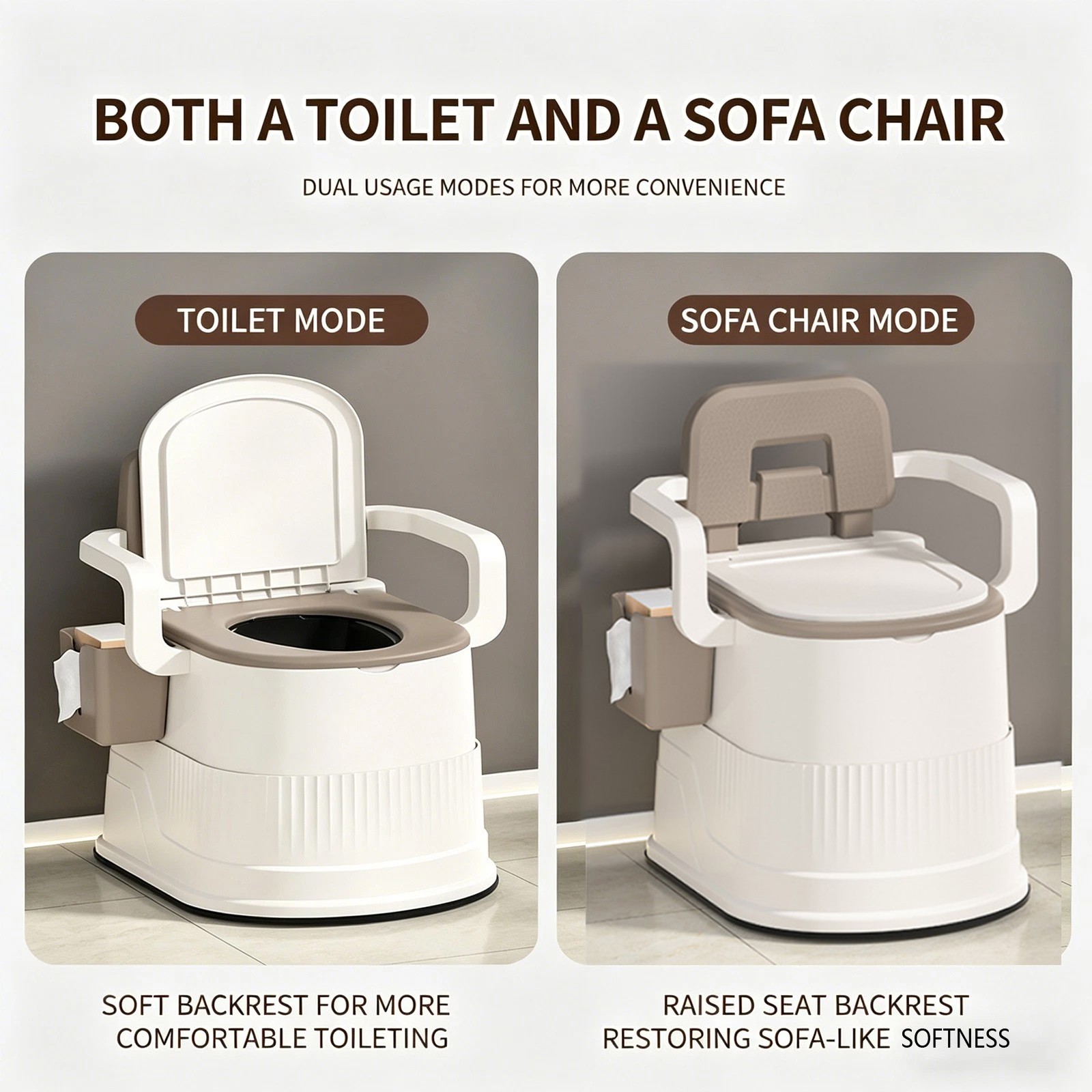 2GAL Portable Folding Toilet Car Outdoor Travel Potty for Camping Hiking Beach