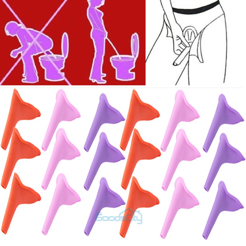 30X Women Portable Female Urinal Funnel Camping Travel Toilet Standing to Pee