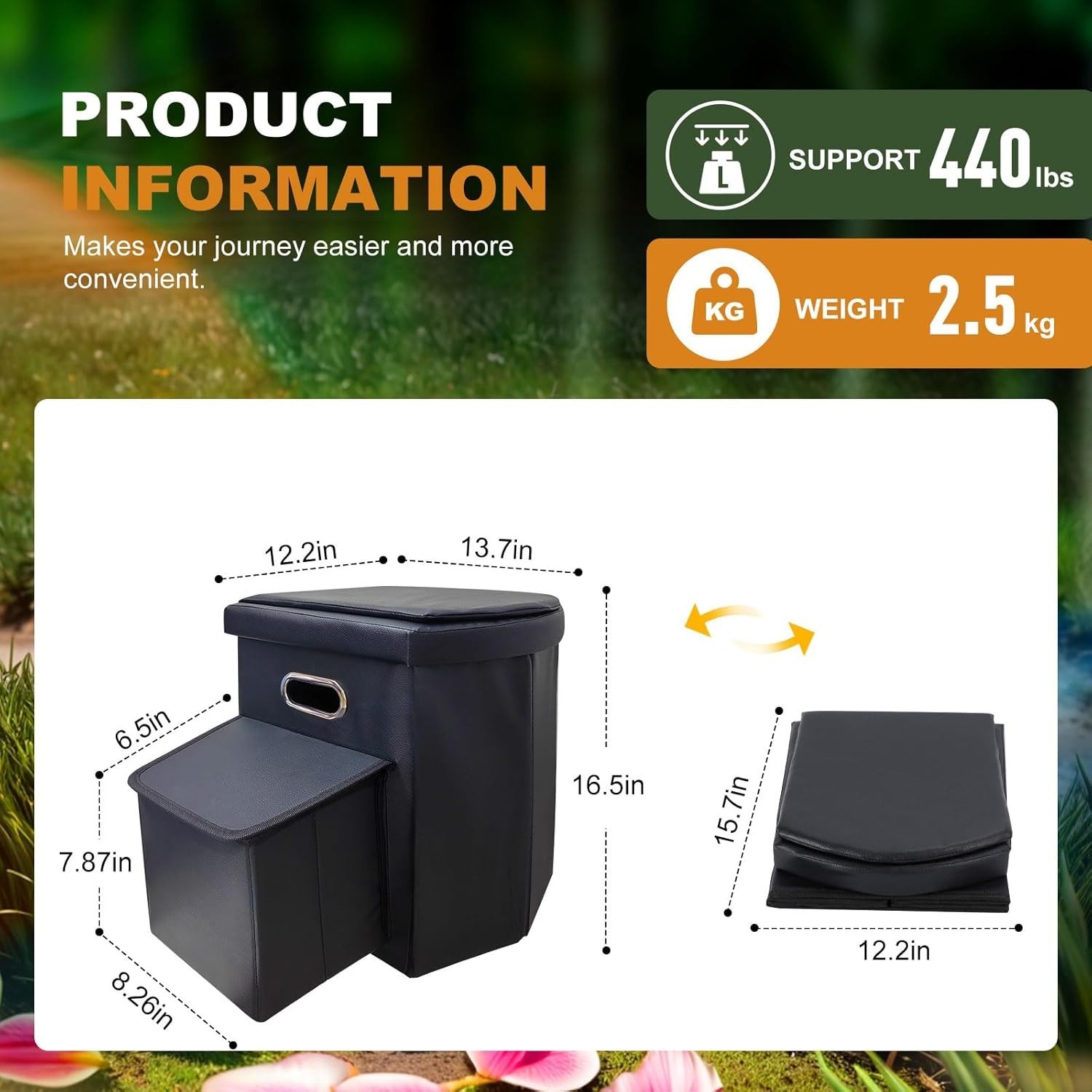 Upgrade Your Outdoor Experience with Extra Large Portable Folding Toilet
