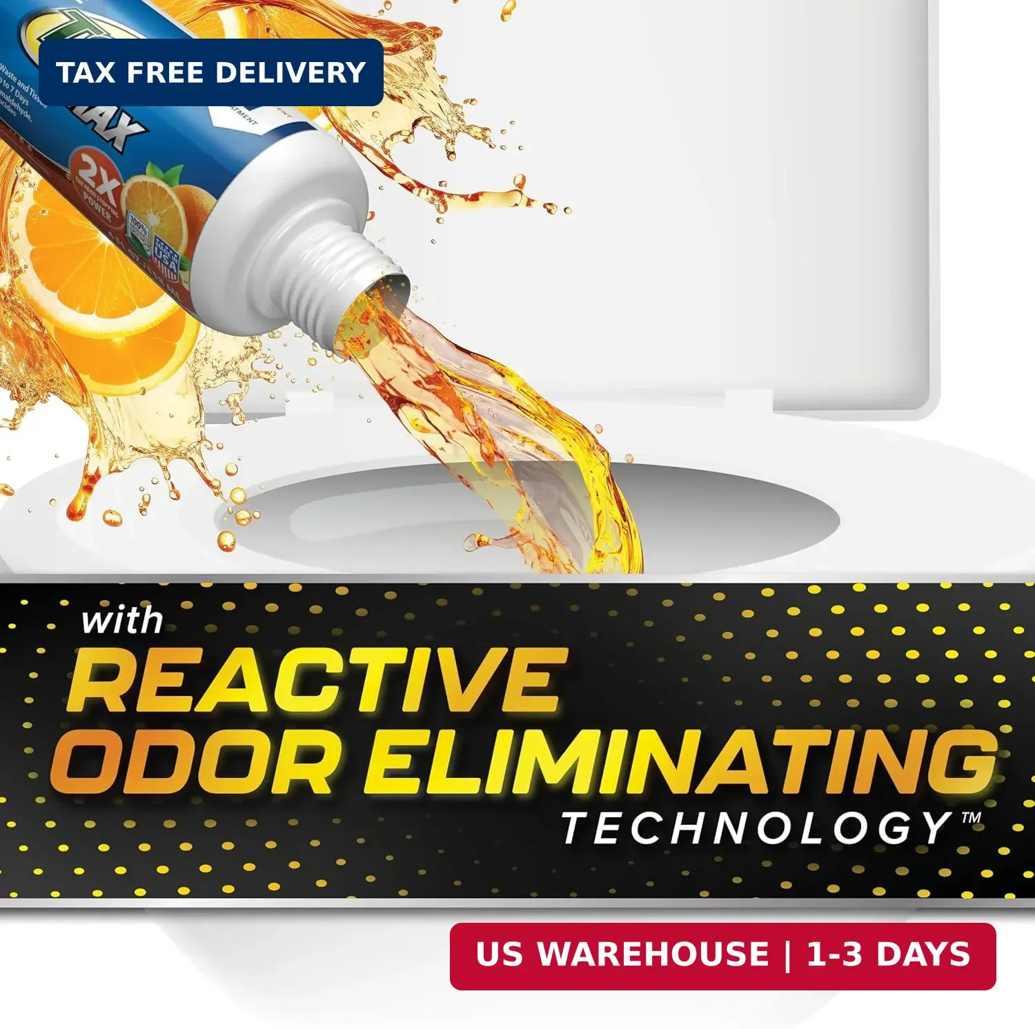 Camco TST MAX RV Toilet Treatment – Formaldehyde Free – Breaks Down Waste And Ti