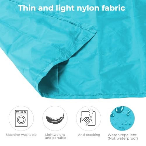 Pocket Picnic Blanket for 1 Person, 43.3×27.56″ (1.27oz) E Blue (Grey Pack)