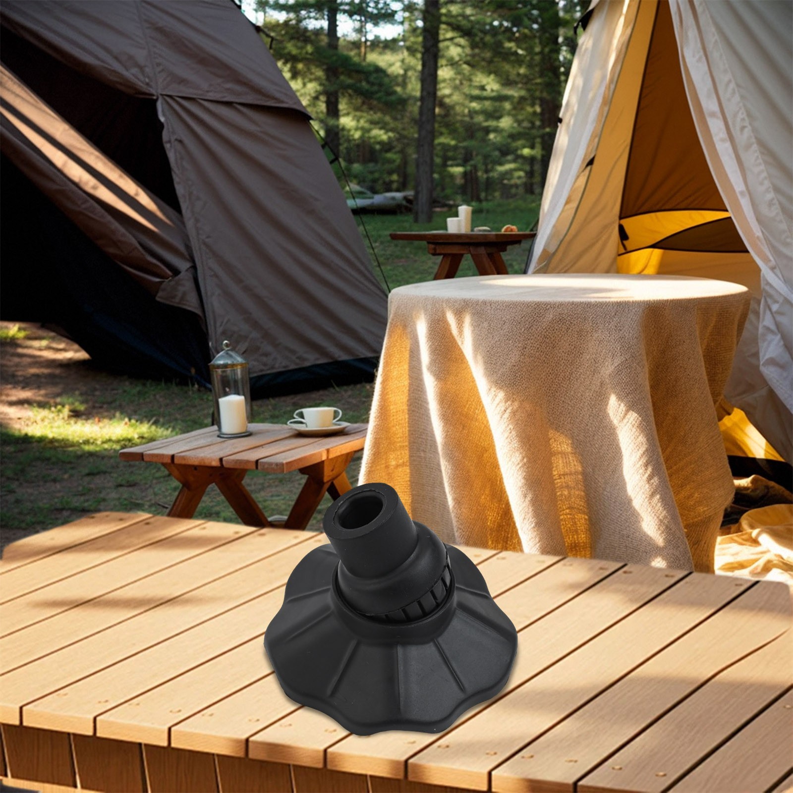 Adjustable Angle Chair Foot Pads for Outdoor folding Chairs (68 characters)