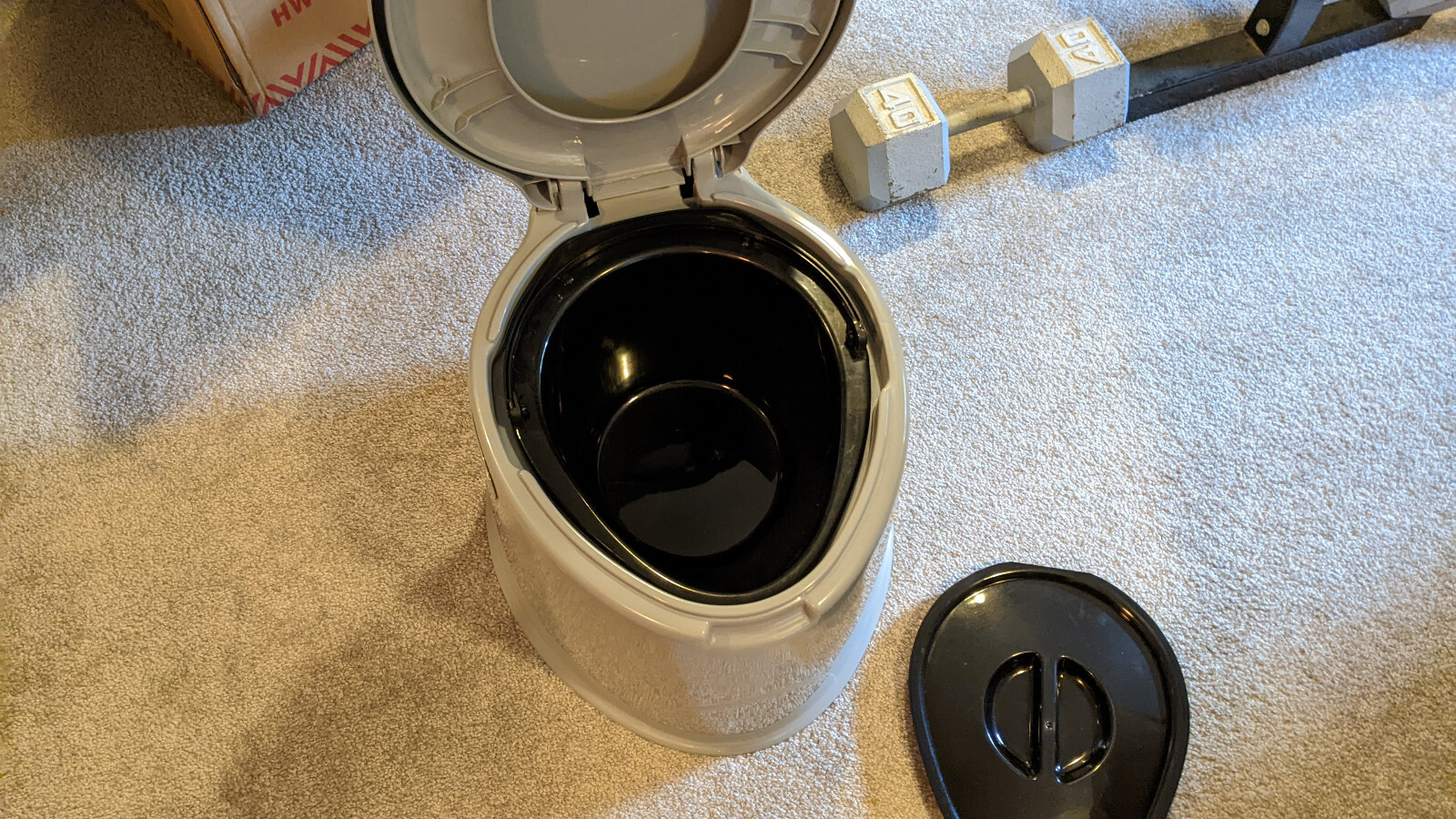 Giantex Portable Travel Toilet with Detachable Inner Bucket and Removable Toilet