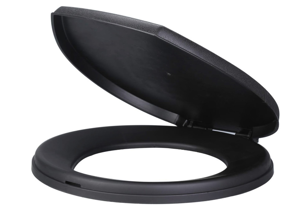 Portable Emergency Toilet Seat for 5 Gallon Bucket Snap-On Camping Luggable Loo