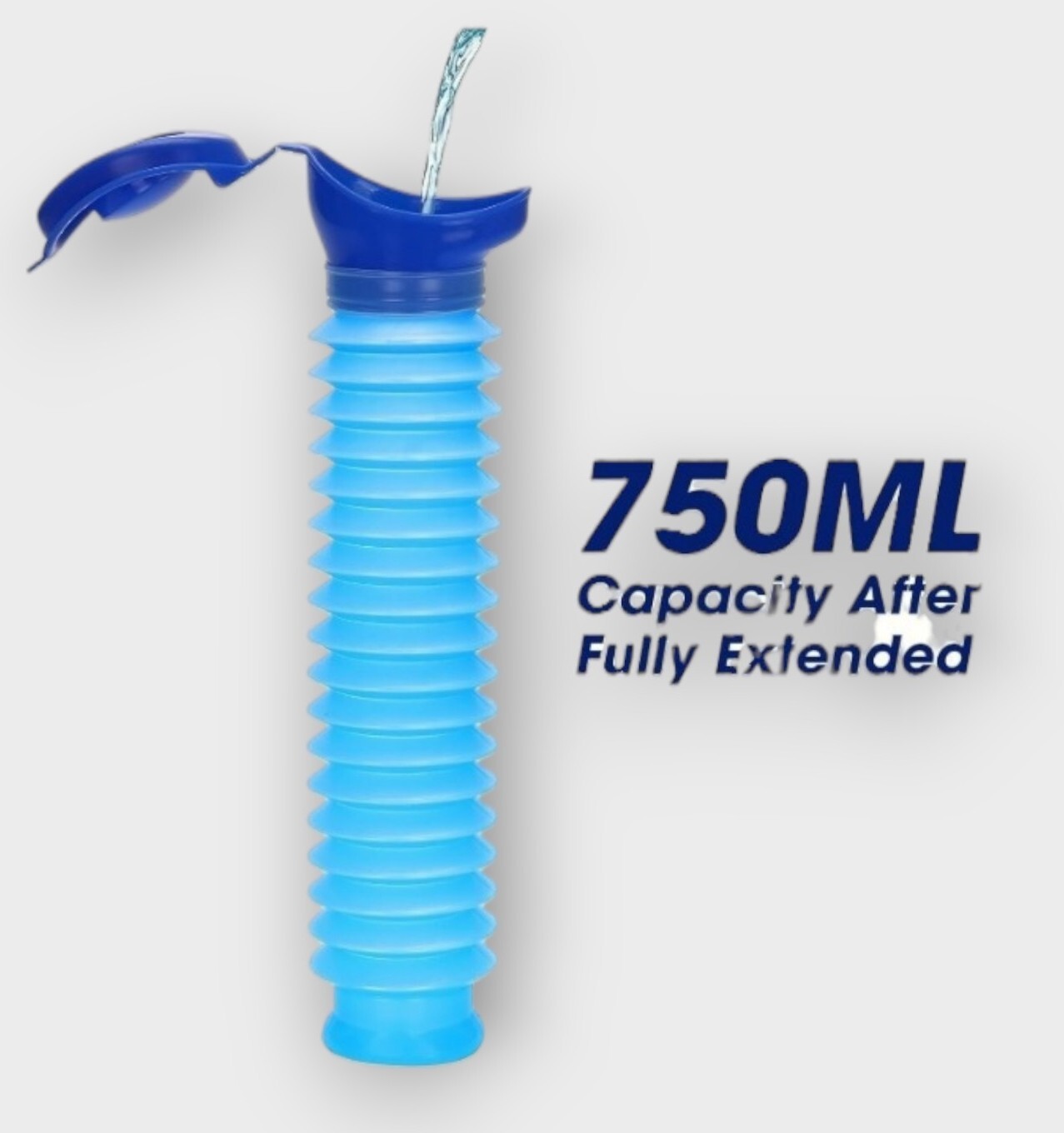 Emergency Urinal 750 Ml,Portable Mini Travel Shrinkable Mobile Toilet