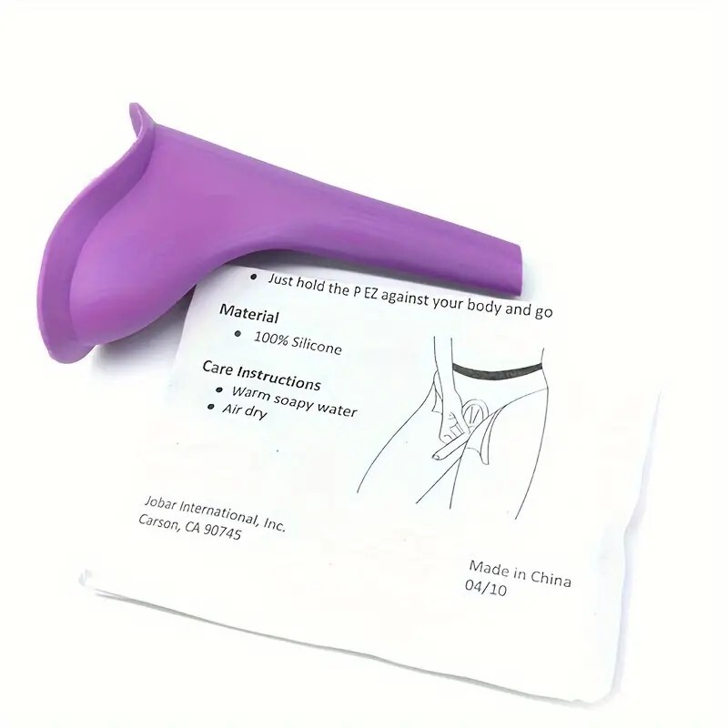 Portable Silicone Lightweight Female Stand-Up Urinal Pee Funnel – Outdoor, Camp