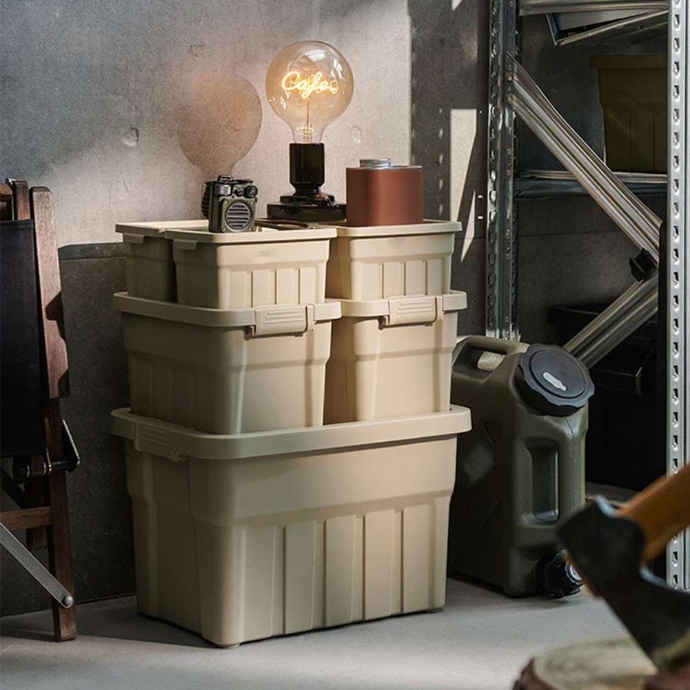 Stackable Lidded Containers for Efficient Storage of Kitchen and Crafts
