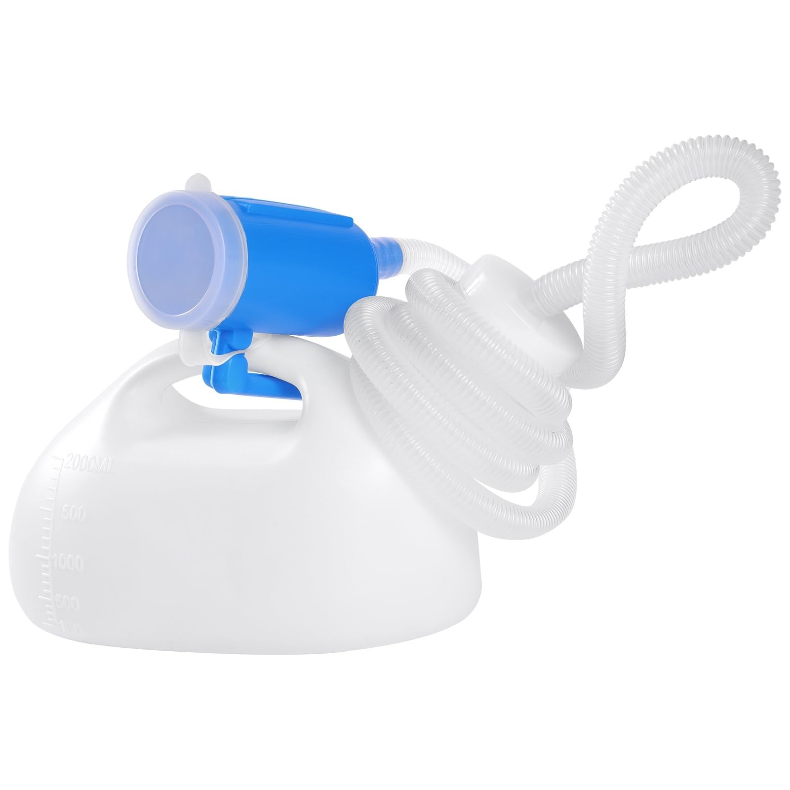 2000ML Portable Urinal Bottle for Men – Spill Proof, Large Pee Container for Tra