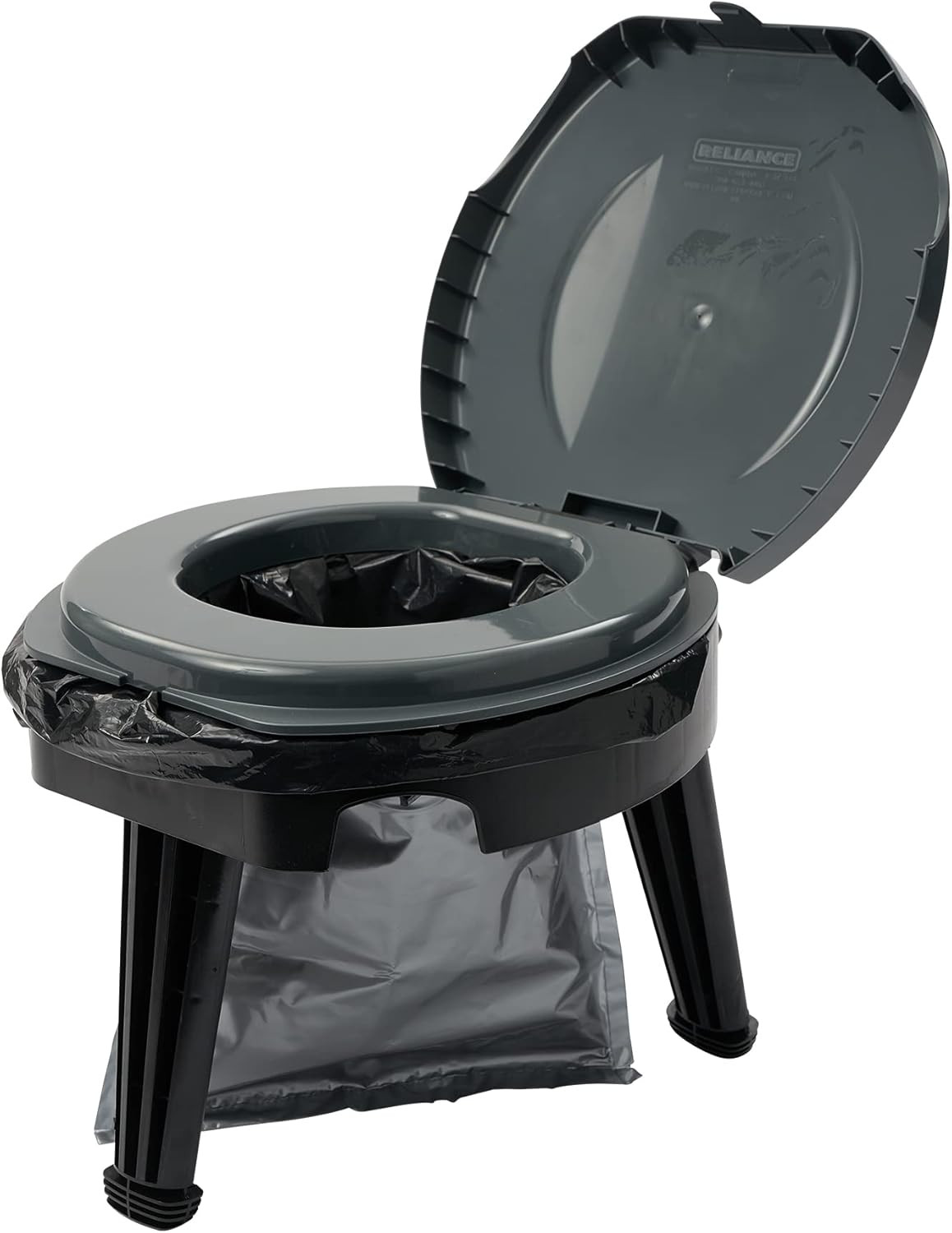 Products Fold-To-Go Folding Portable Camping Toilet | 300 Pound Capacity | Compa