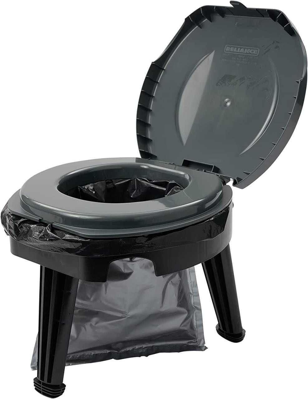 Reliance FOLD-to-GO Folding Portable Camping Toilet 300 lb Capacity