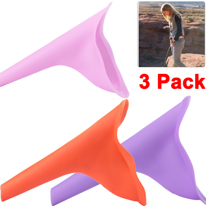Portable Silicone Women Urinal Outdoor Female Urinal Funnel Stand Up Pee Urinati