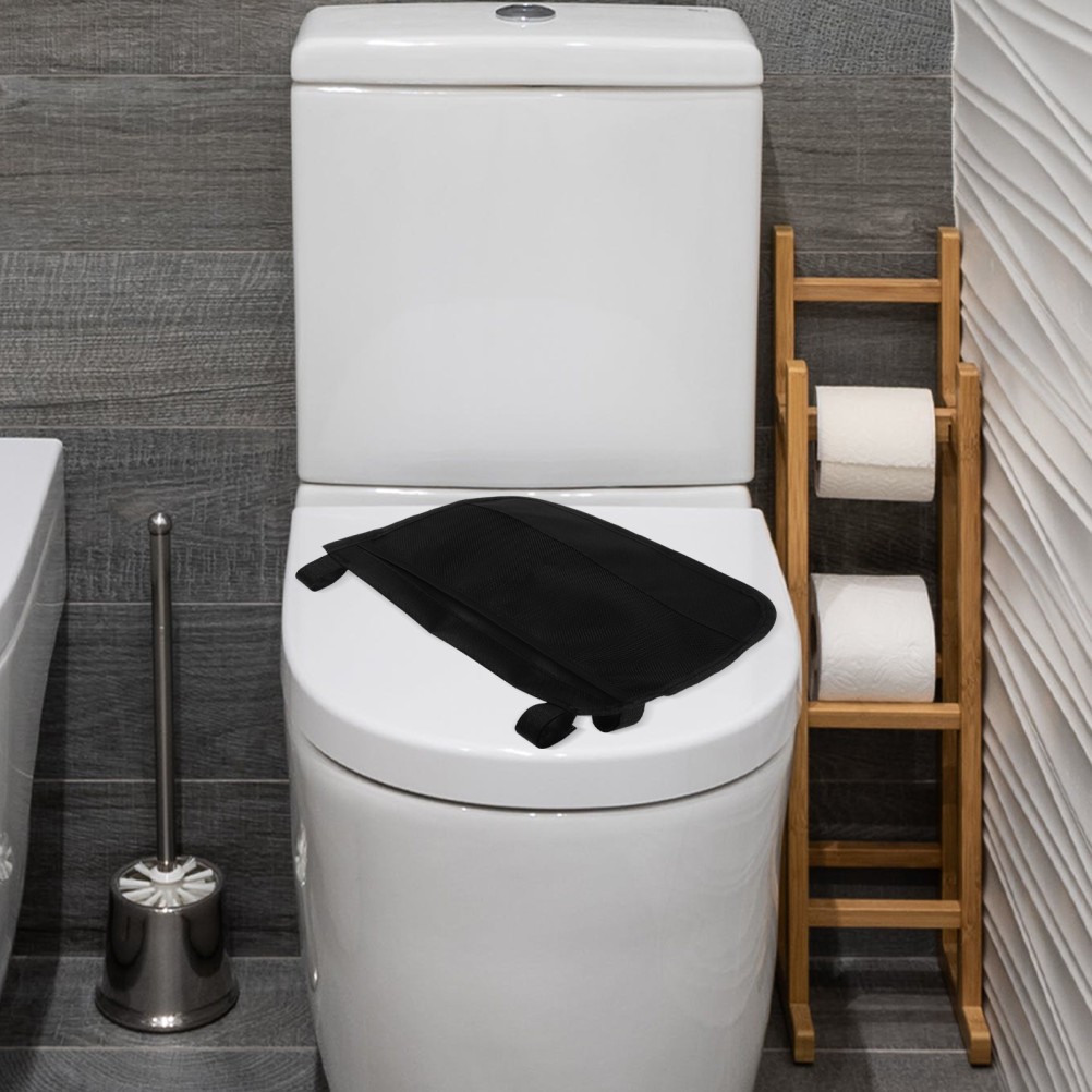Easy Install Commode Chair Hanging Organizer Bag for Personal Essentials