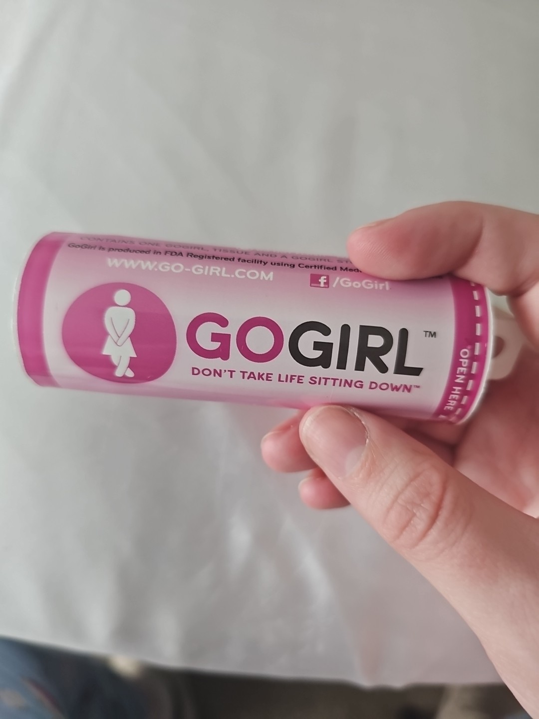 Go Girl Portable Silicone Reusable Urinal for Women for Travel, Sports, etc.
