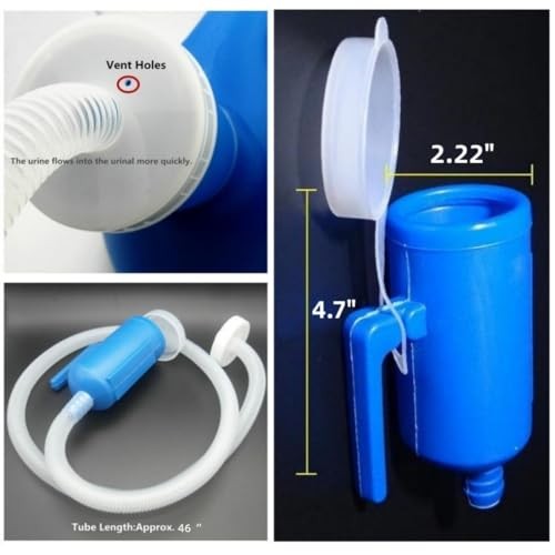 Colector De Orinal Portatil Para Orinal Masculino De 2000 Ml Para Hombres Para