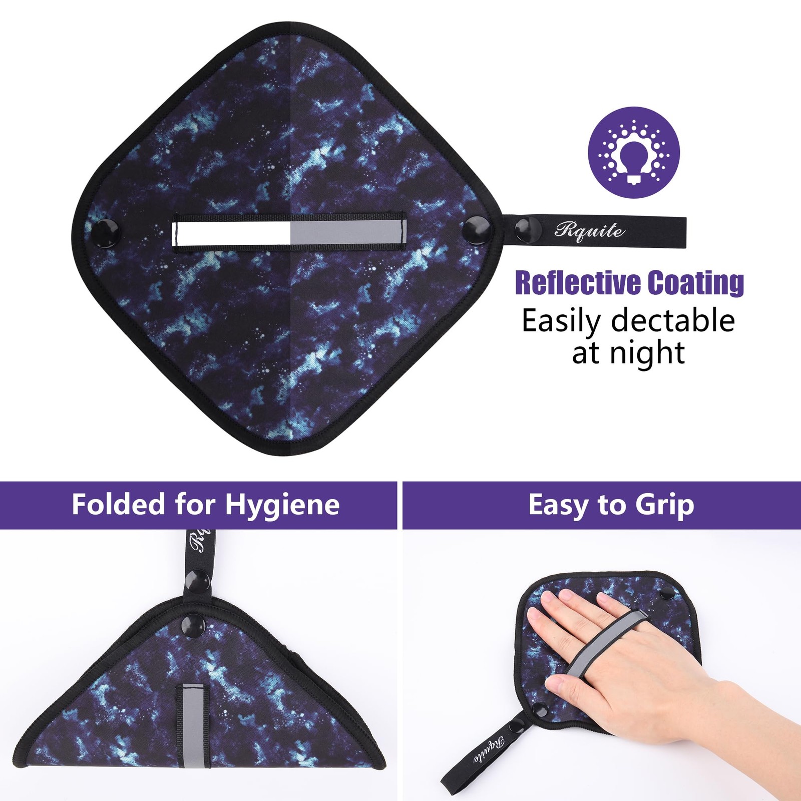 Rquite 2 Pcs Pee Cloth, Pee Cloth for Women Hiking, Soft & Absorbent Pee Rag,…