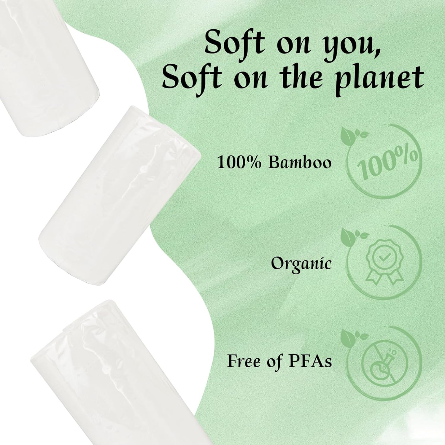 Portable Pack Travel Toilet Paper 6 Rolls, Individually Wrapped for Camping Ever