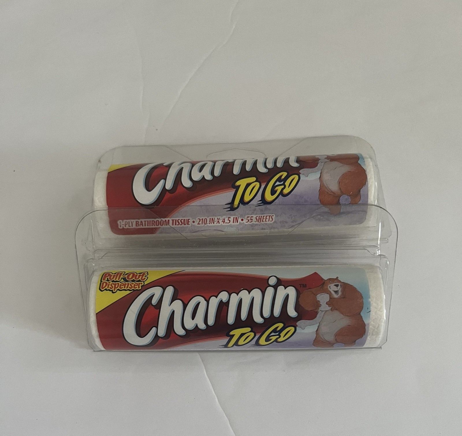 Charmin To Go Toilet Paper Compact & Portable – Hiking – Backpack 2 Rolls