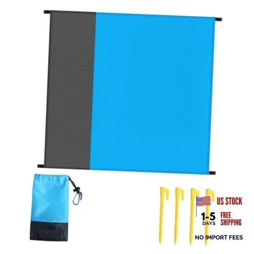 Beach Mat Picnic Blanket Outdoor, Beach Blanket Sandproof for 1-4 Adults,