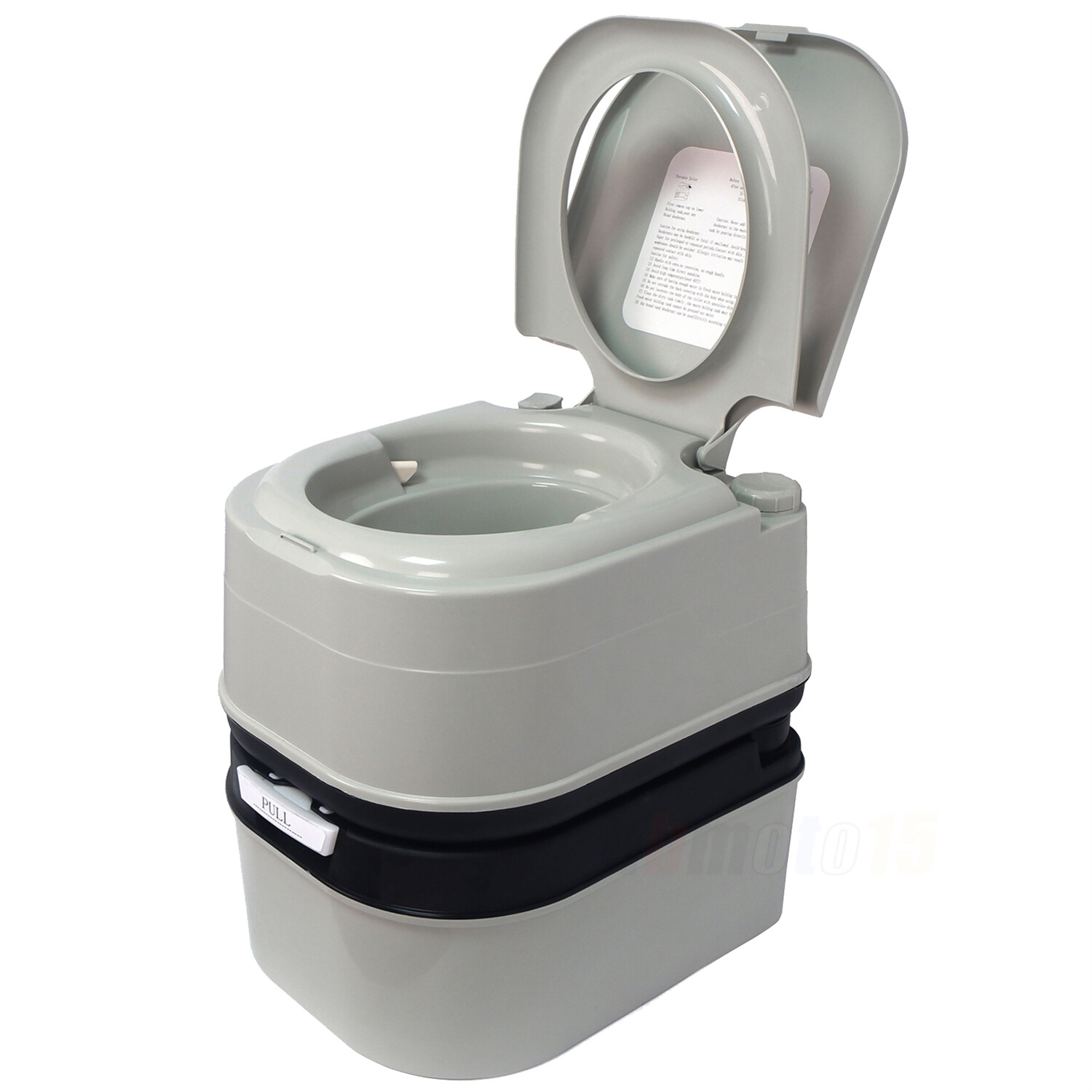 H:45 L:45 W:35 CM Temporary Toilet For Outdoor Touring Car Tent Small Room GRAY
