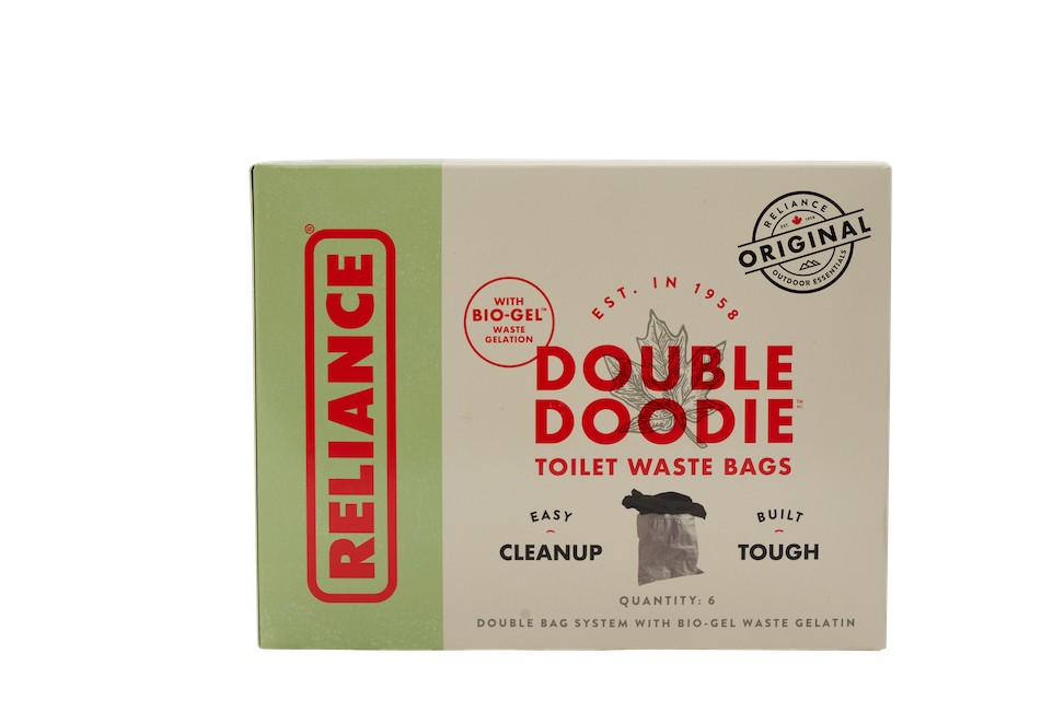 Reliance Products 2683-03 Double Doodie Toilet Waste Bags 6-Pack Black