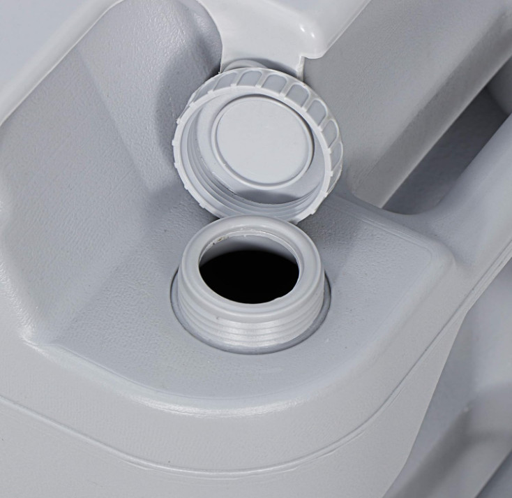 Portable Toilet 6.6 Gallon 20L Flush Travel Camping Outdoor Indoor Commode Potty